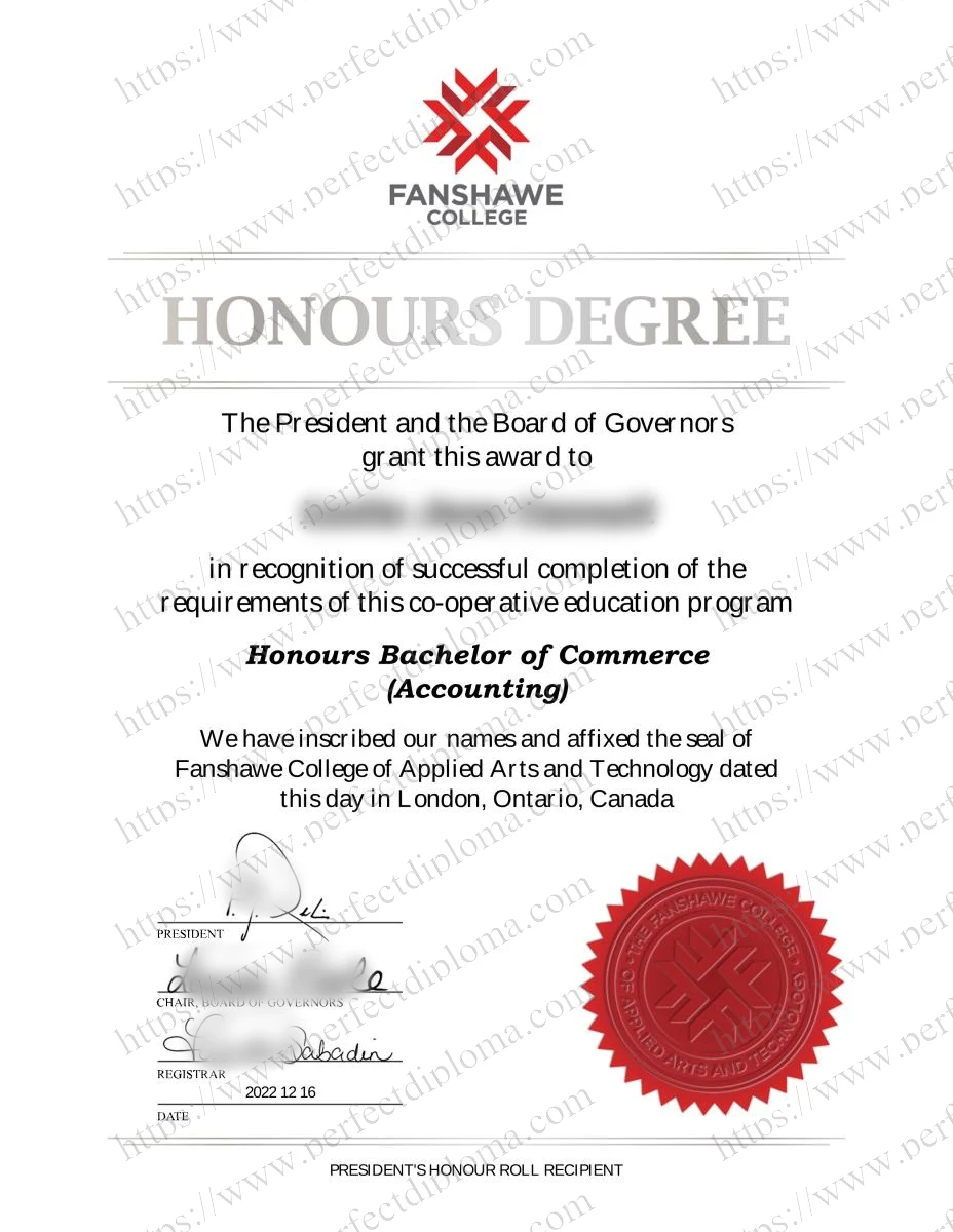 I want to buy a fake Fanshawe College diploma.