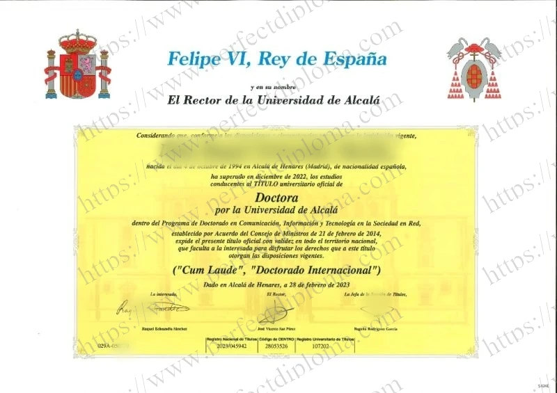 Can I buy a fake Universidad de Alcalá diploma?