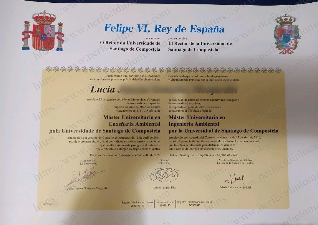 Can i get to buy Universidad de Santiago de Compostela fake degree?
