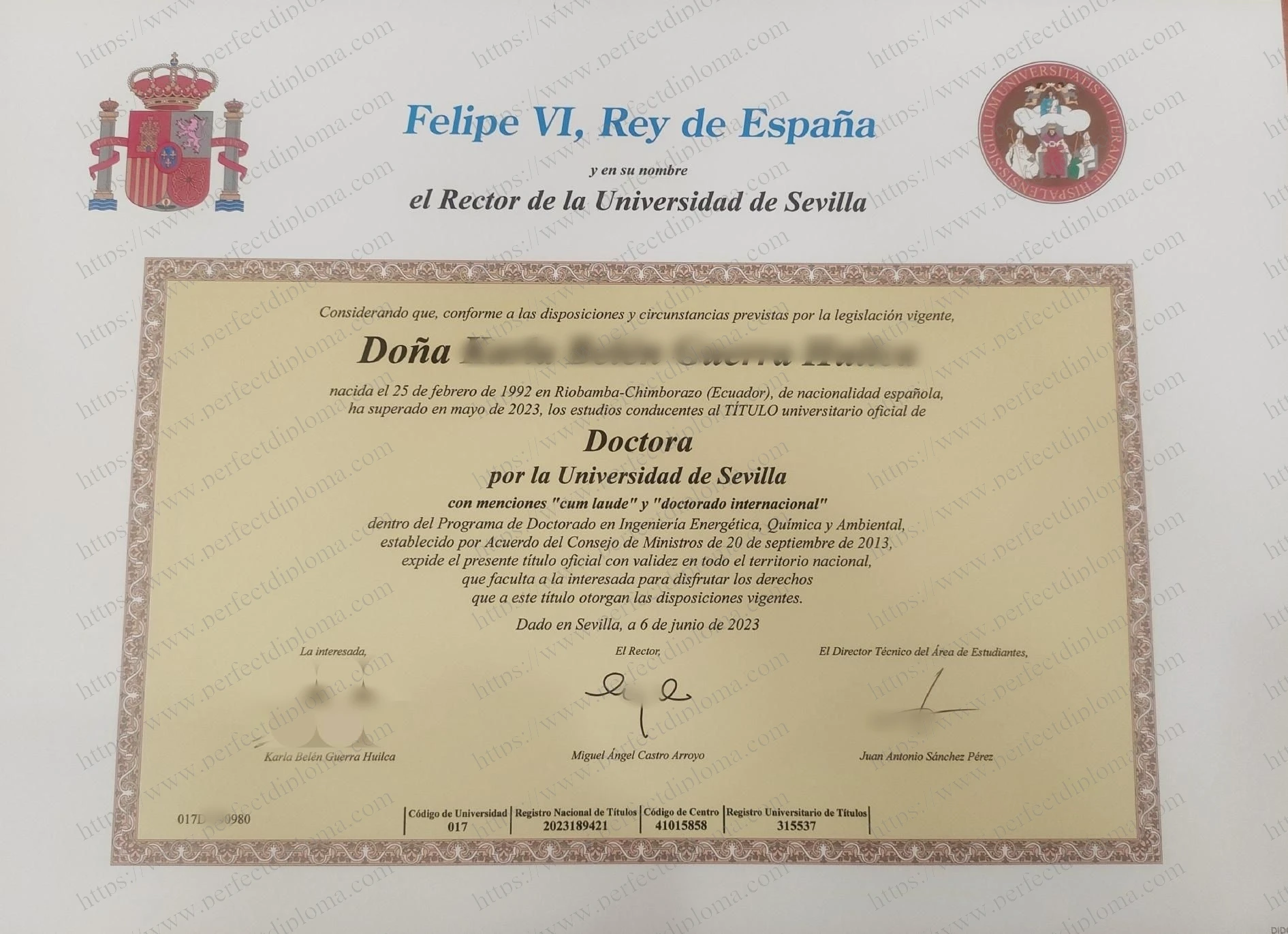 Can i get to buy Universidad de Sevilla fake diploma?