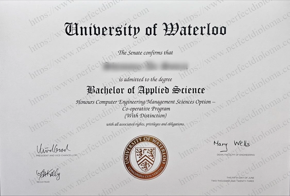 How do I get a fake University of Waterloo diploma?