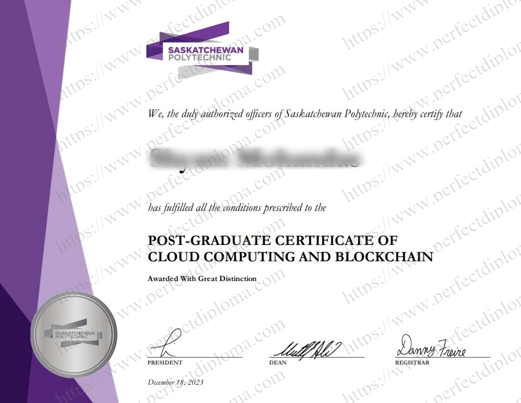 How fast can i get to buy Saskatchewan Polytechnic fake transcript?