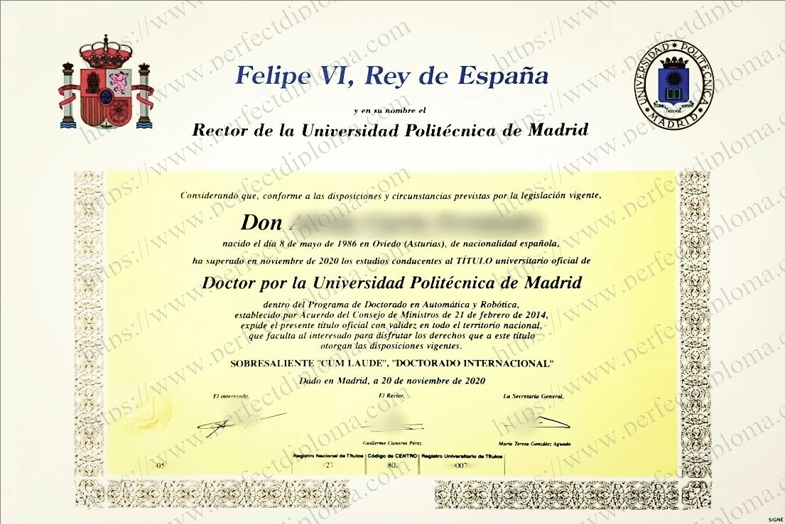 I need a Universidad Politécnica de Madrid fake diploma.