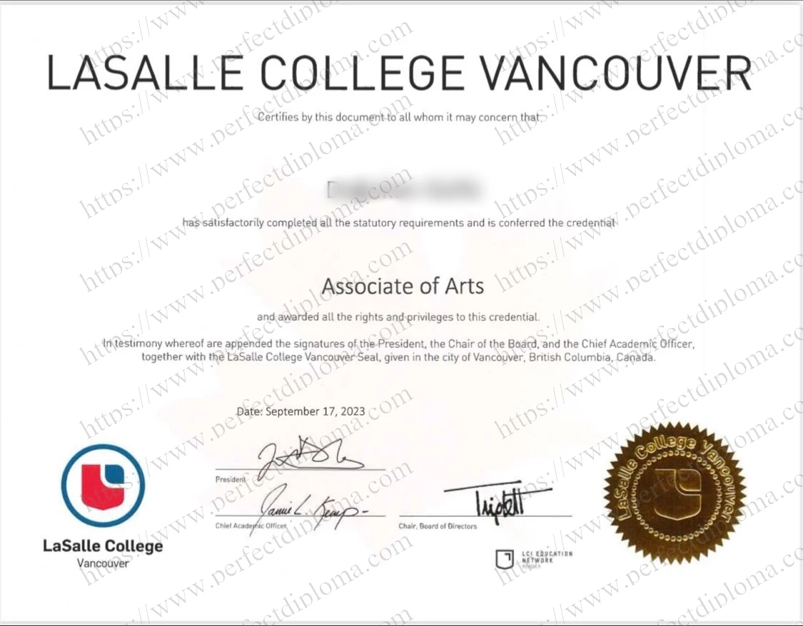 Steps to order LaSalle College transcript online.