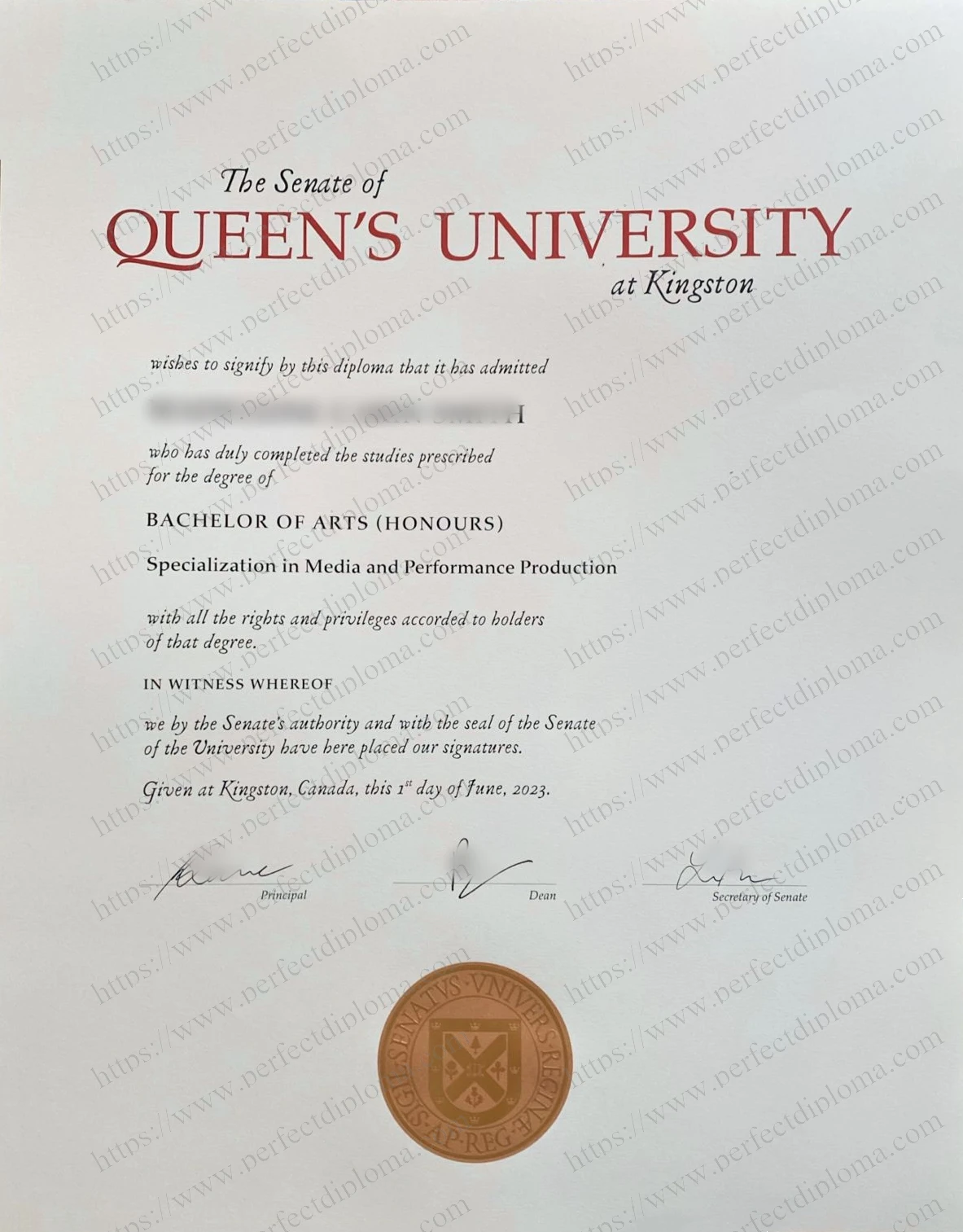 Where can I buy a fake Queen's University diploma?