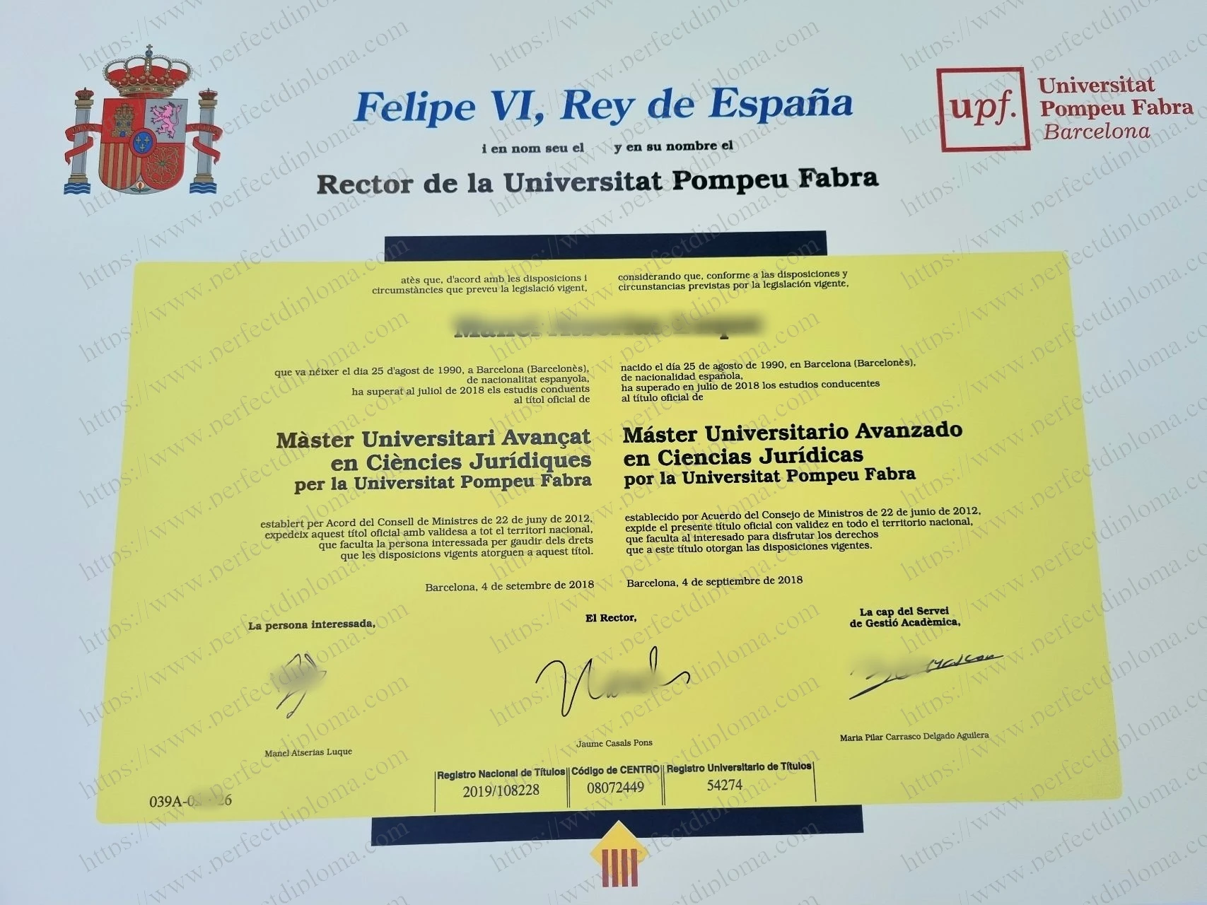 Where can I buy a fake Universidad Pompeu Fabra diploma online?