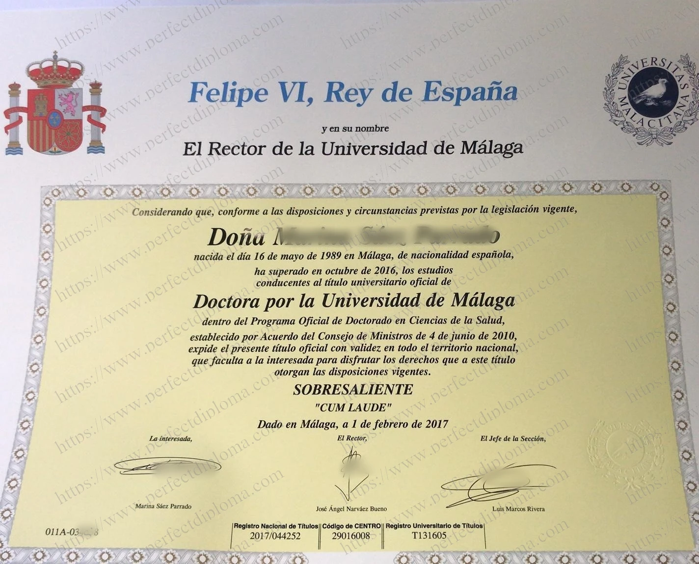 Where can I buy a fake Universidad de Málaga diploma online?