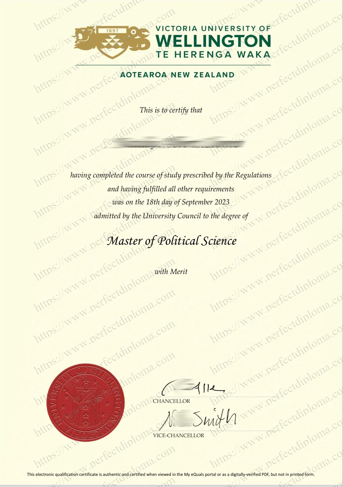 Buy a fake Victoria University of Wellington diploma online.