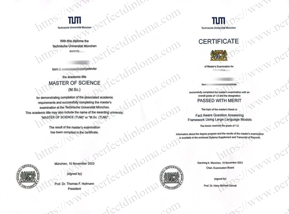 How can i get to buy Technische Universität München fake diploma?