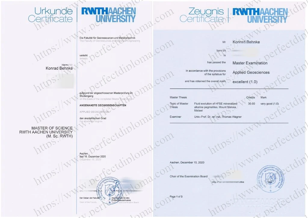 How do I buy a fake RWTH Aachen diploma?