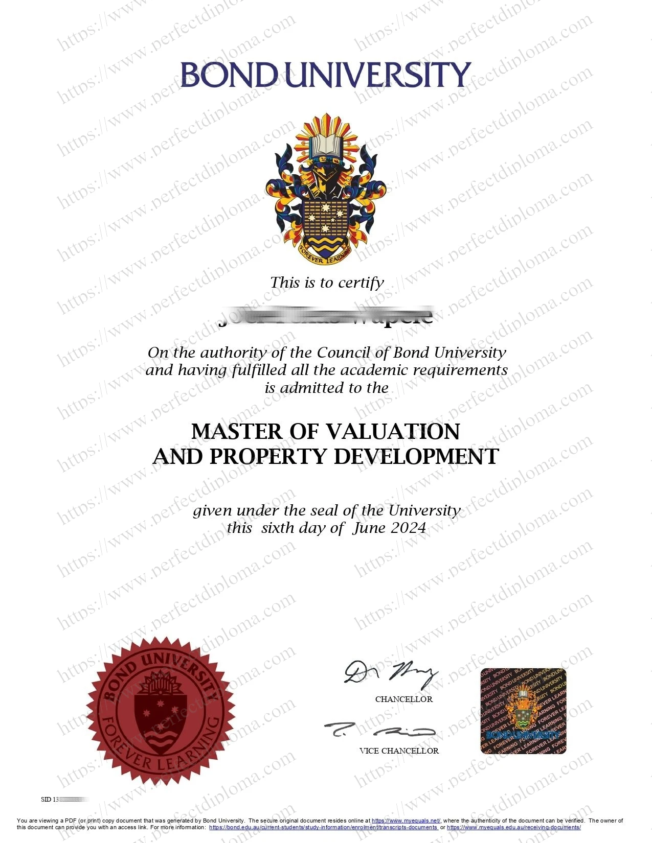 How do I get a fake Bond University diploma?