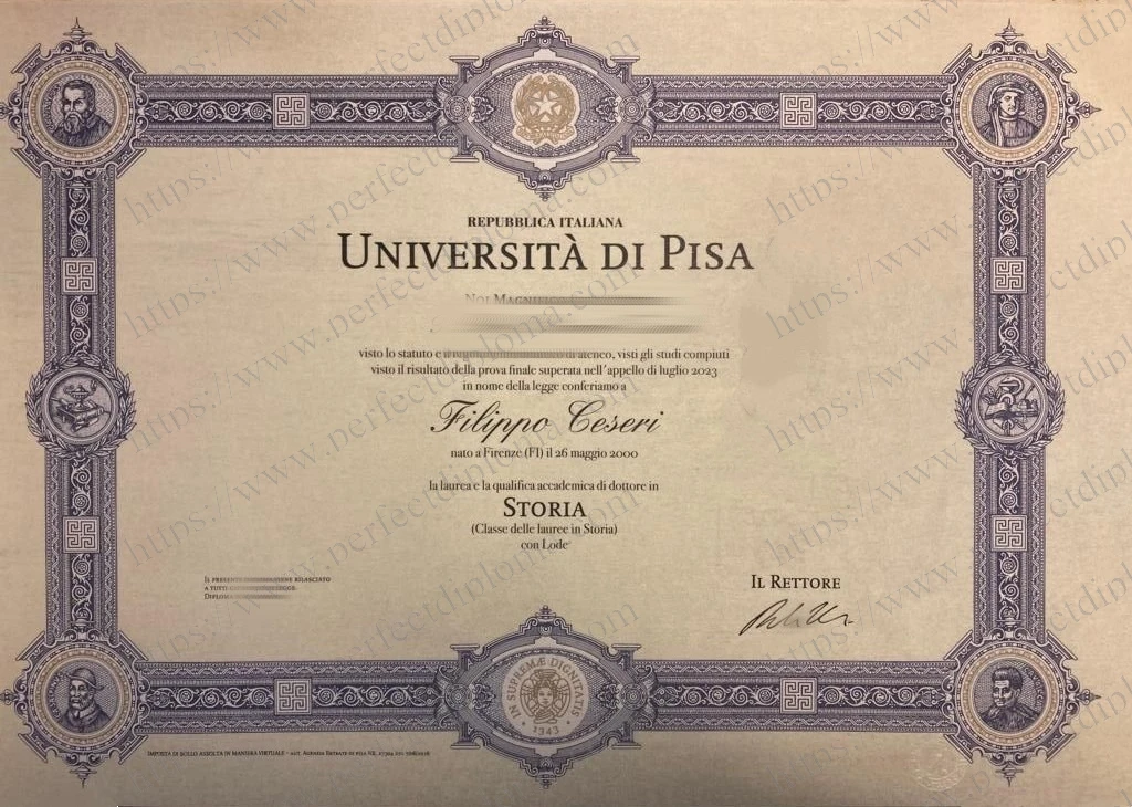 How do I order a 100% replica Università di Pisa diploma online?