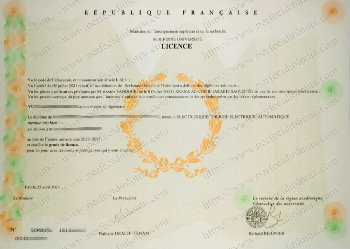 How do I order a fake Sorbonne University diploma online?
