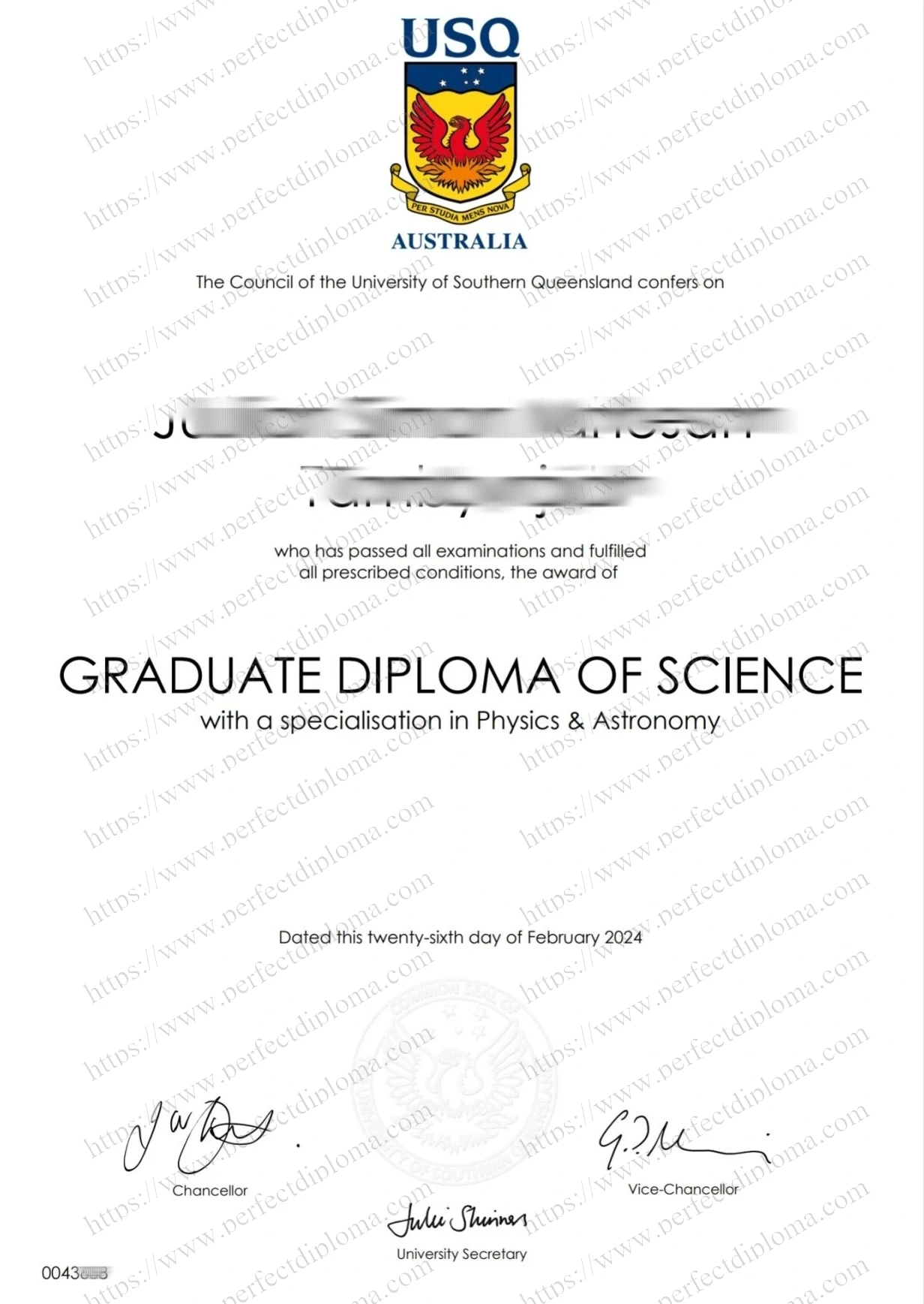 How much to buy University of Southern Queensland fake diploma?