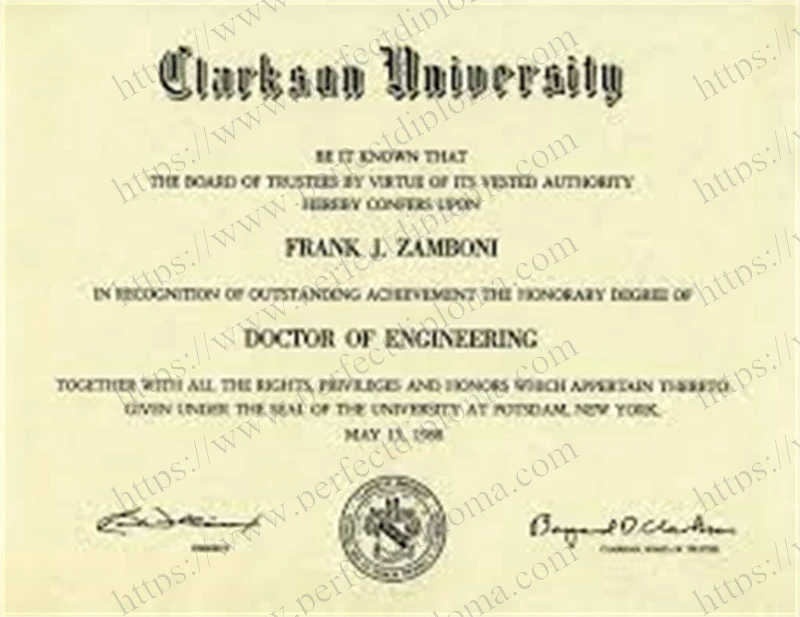 Can i get to buy Clarkson University fake diploma?