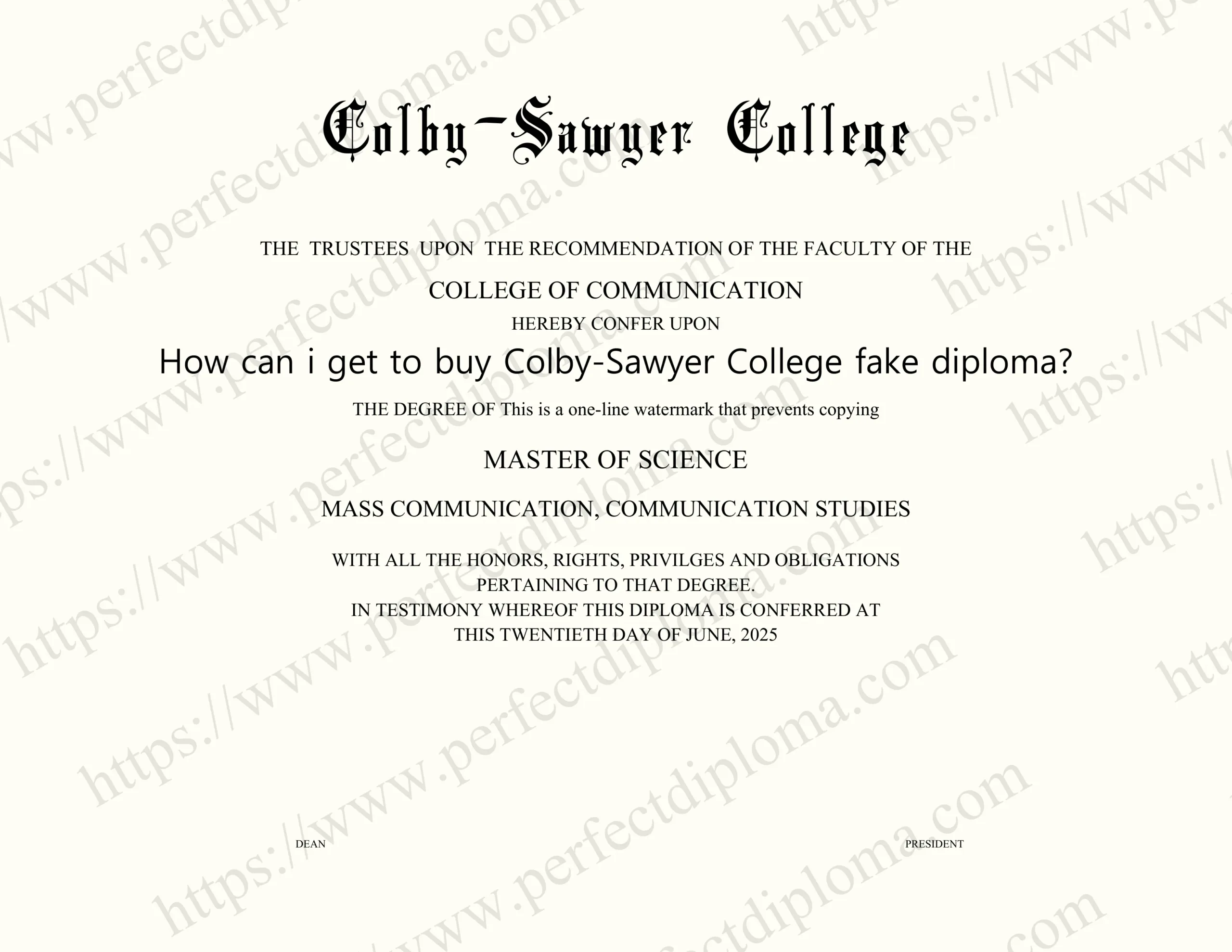How can i get to buy Colby-Sawyer College fake diploma?