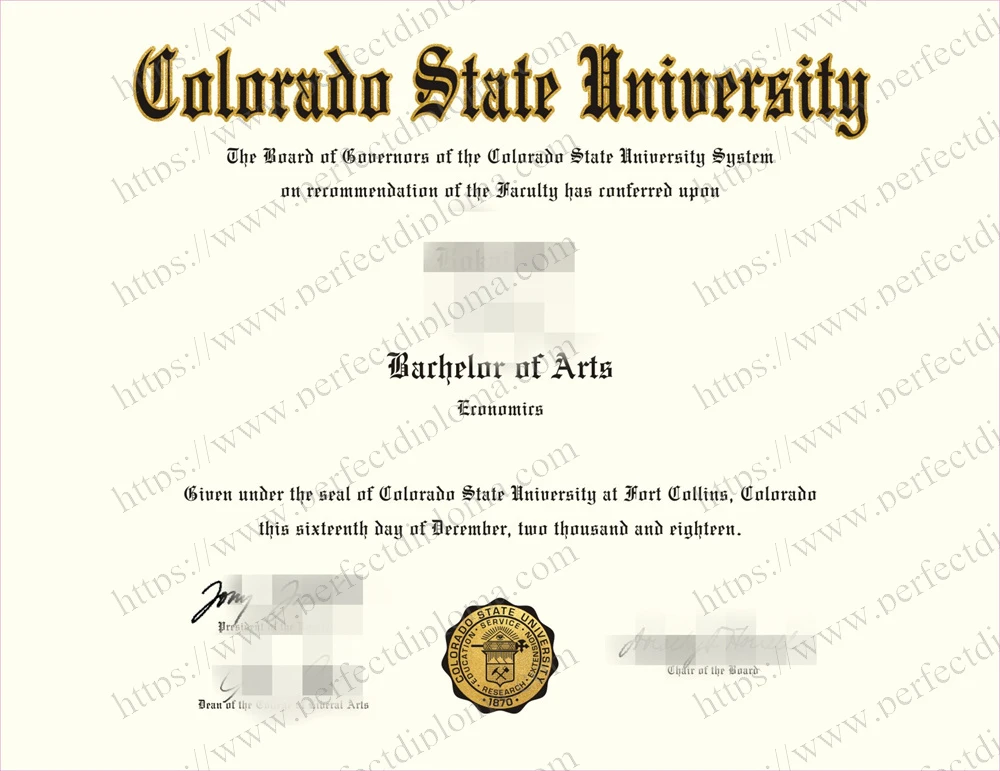 How can i get to buy Colorado State University fake diploma?