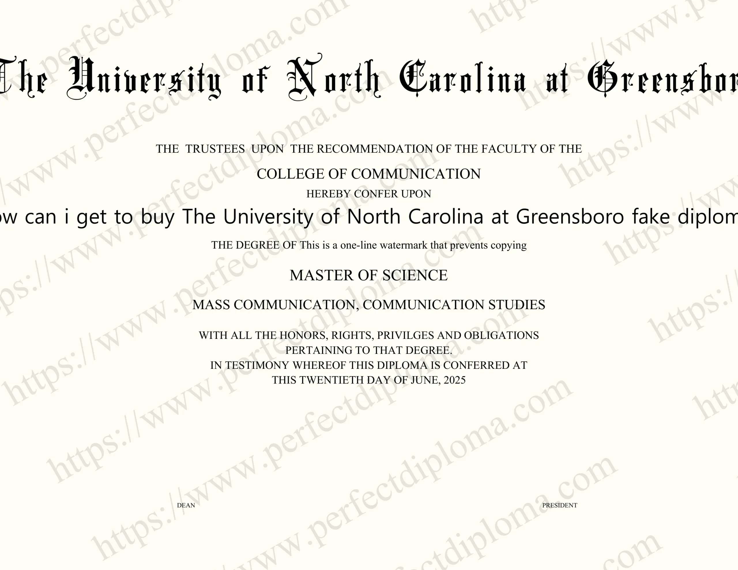 How can i get to buy The University of North Carolina at Greensboro fake diploma?