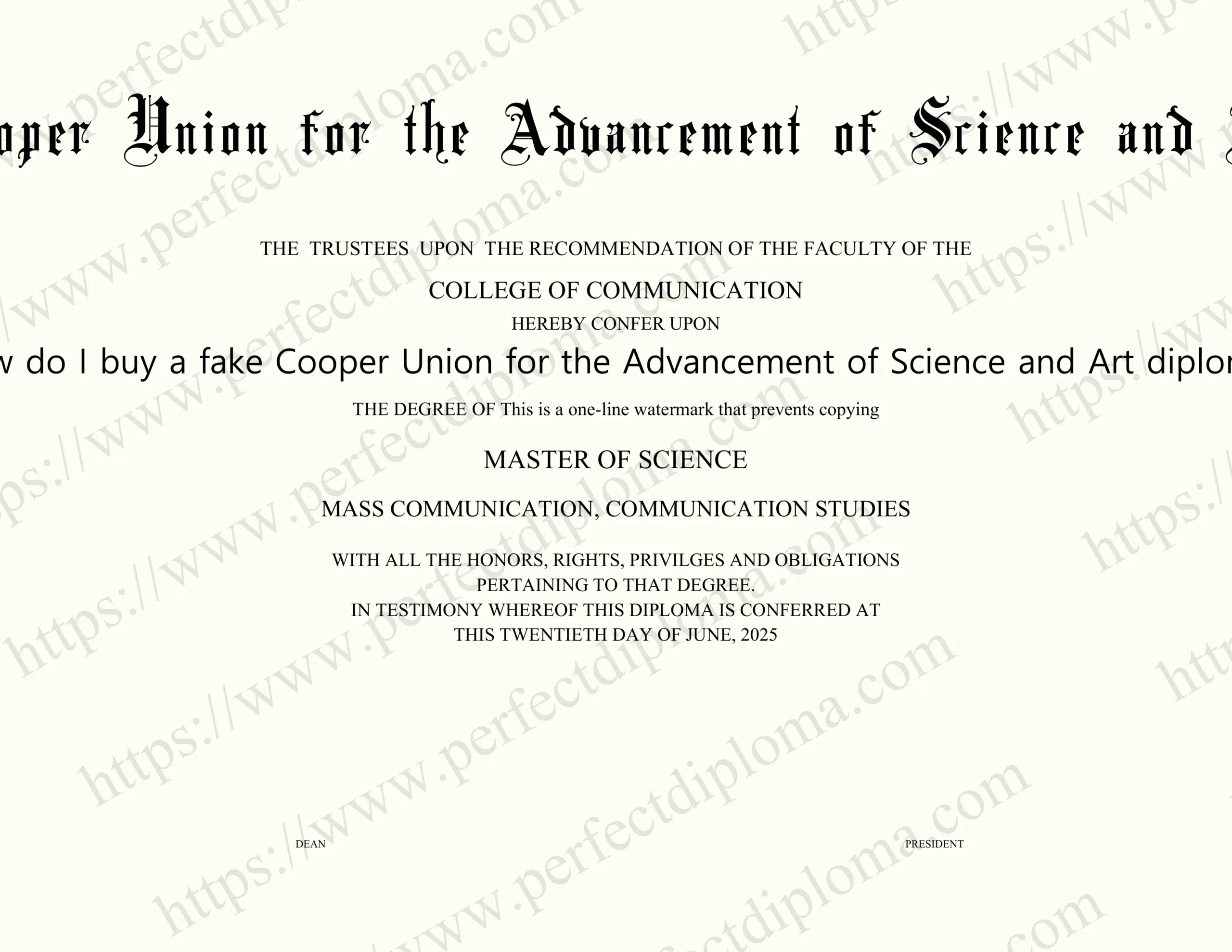 How do I buy a fake Cooper Union for the Advancement of Science and Art diploma?