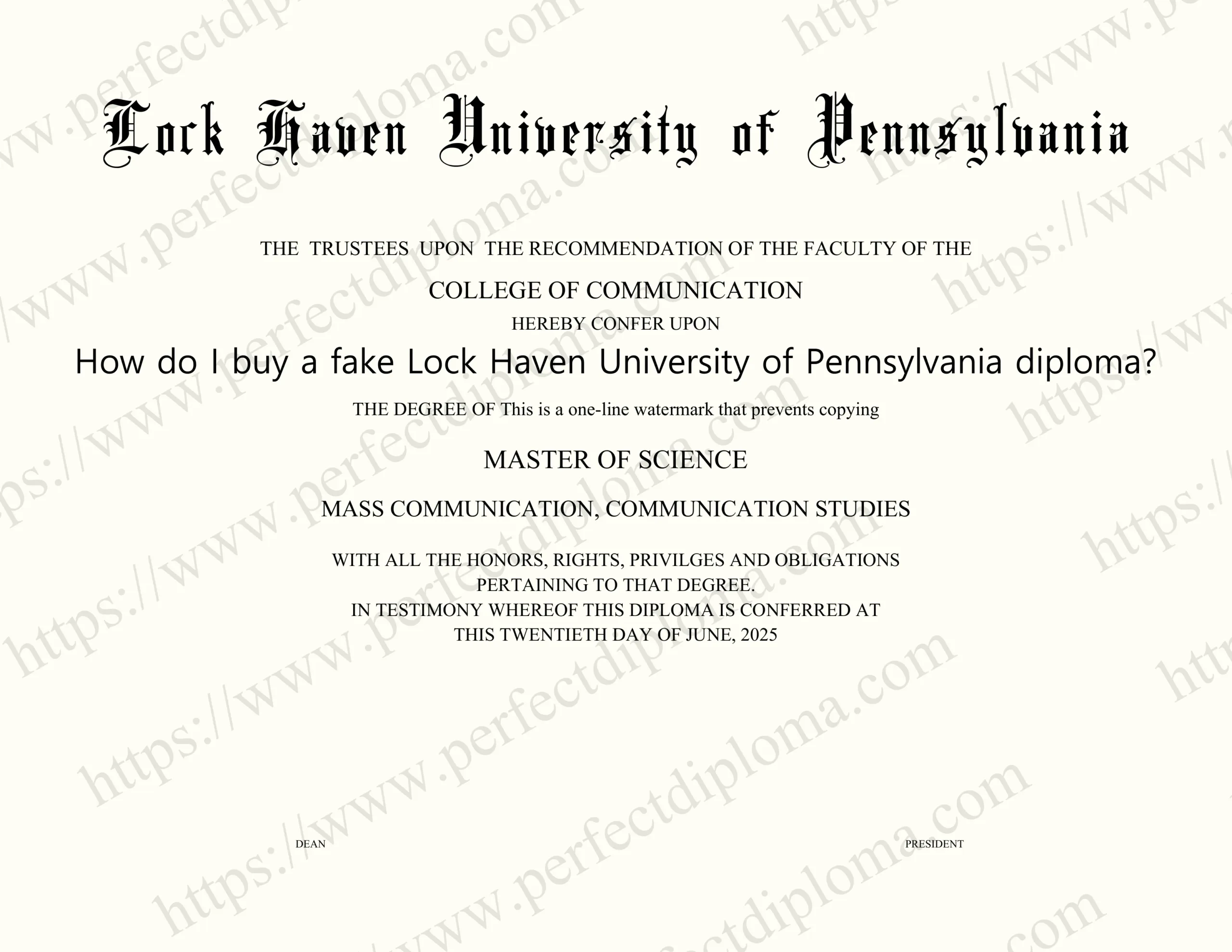 How do I buy a fake Lock Haven University of Pennsylvania diploma?