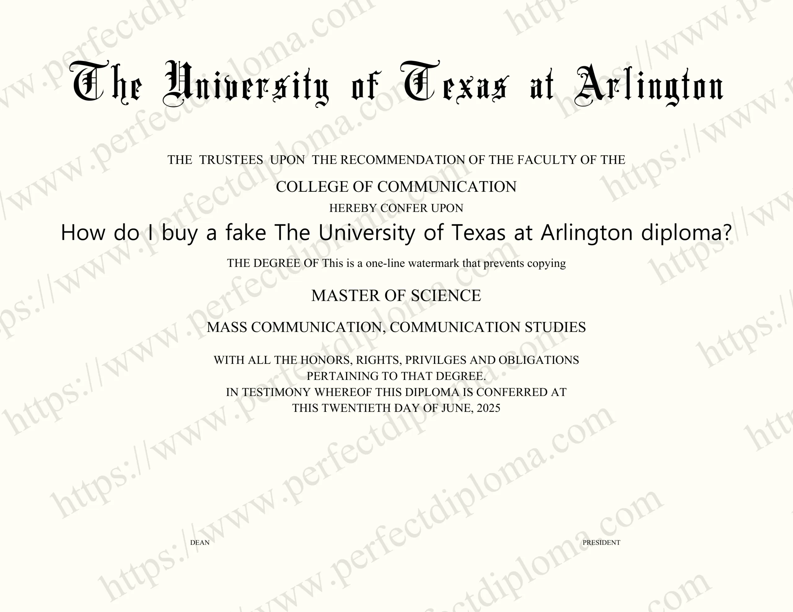 How do I buy a fake The University of Texas at Arlington diploma?