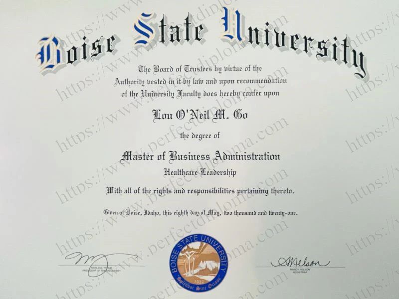 How do I get a fake Boise State University diploma?