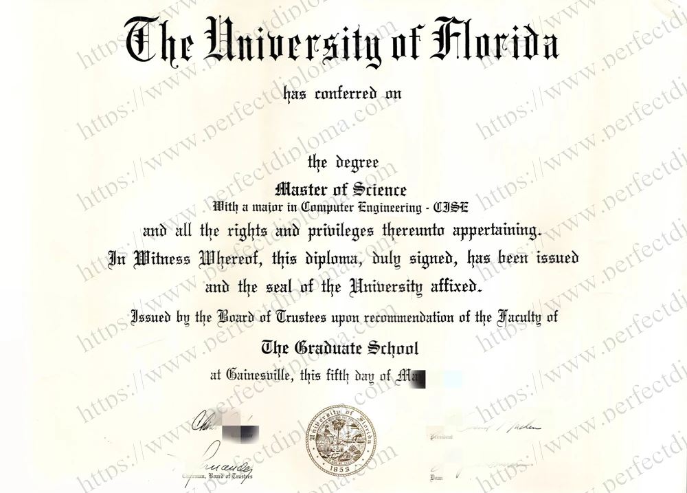 How do I order a 100% replica The University of Florida diploma online?