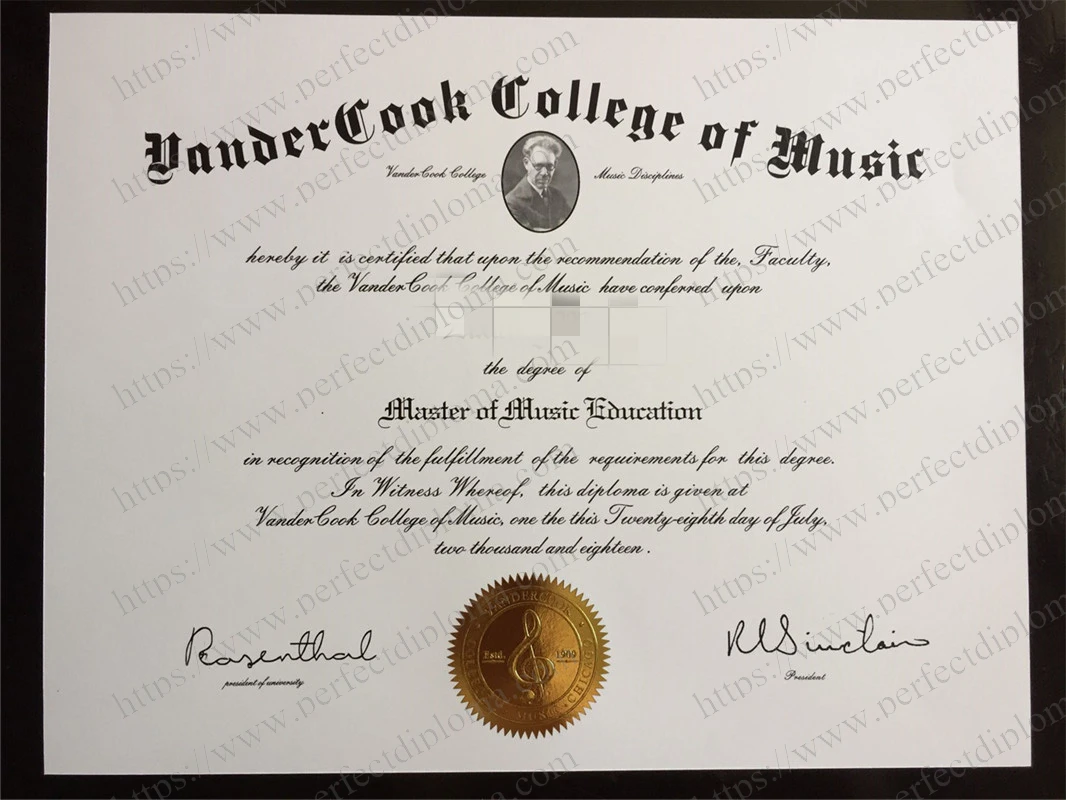 How easy to get a VanderCook College of Music fake certificate?