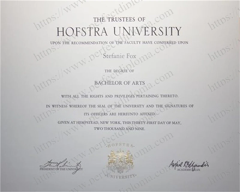 How long does it take to buy a fake Hofstra University diploma?