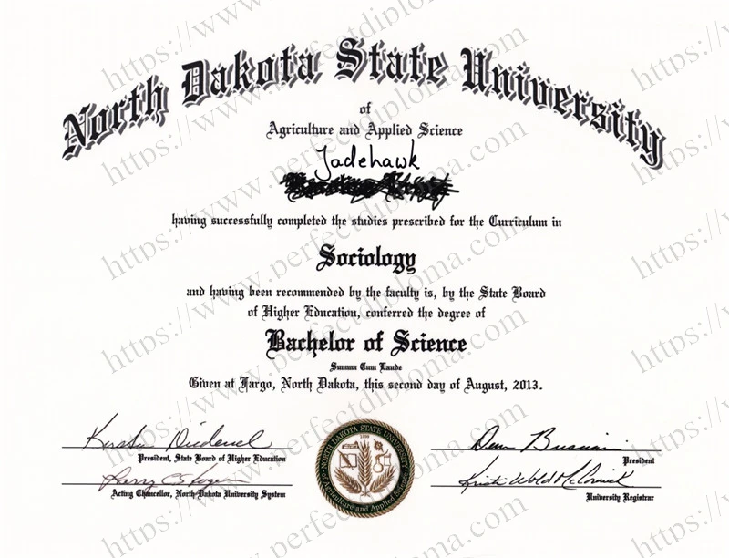How long does it take to buy a fake North Dakota State University diploma?