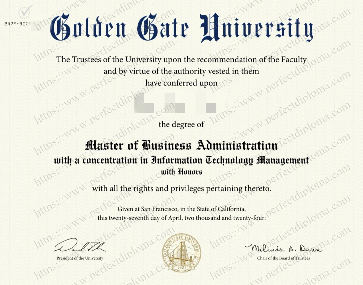 How long to buy Golden Gate University fake diploma?