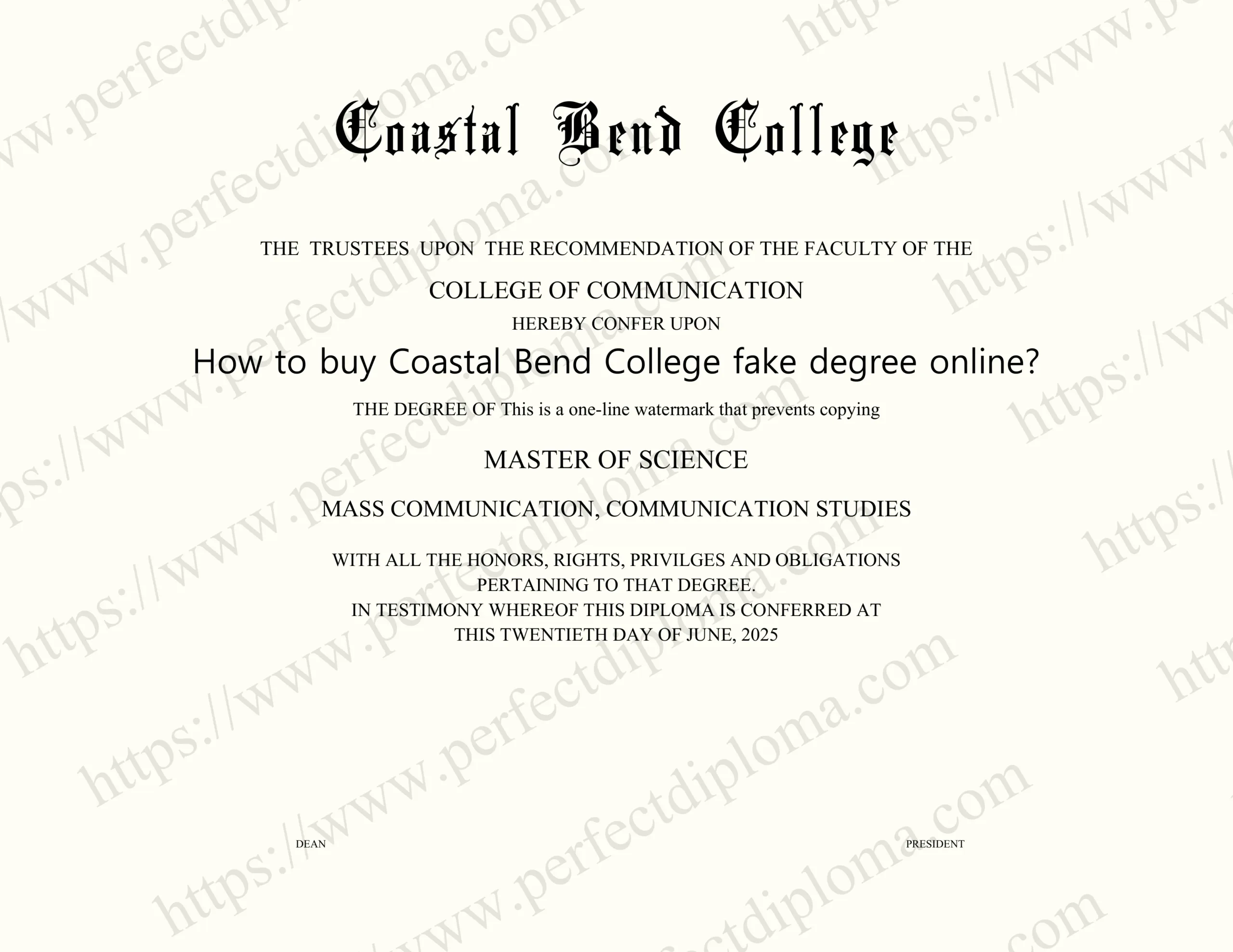 How to buy Coastal Bend College fake degree online?