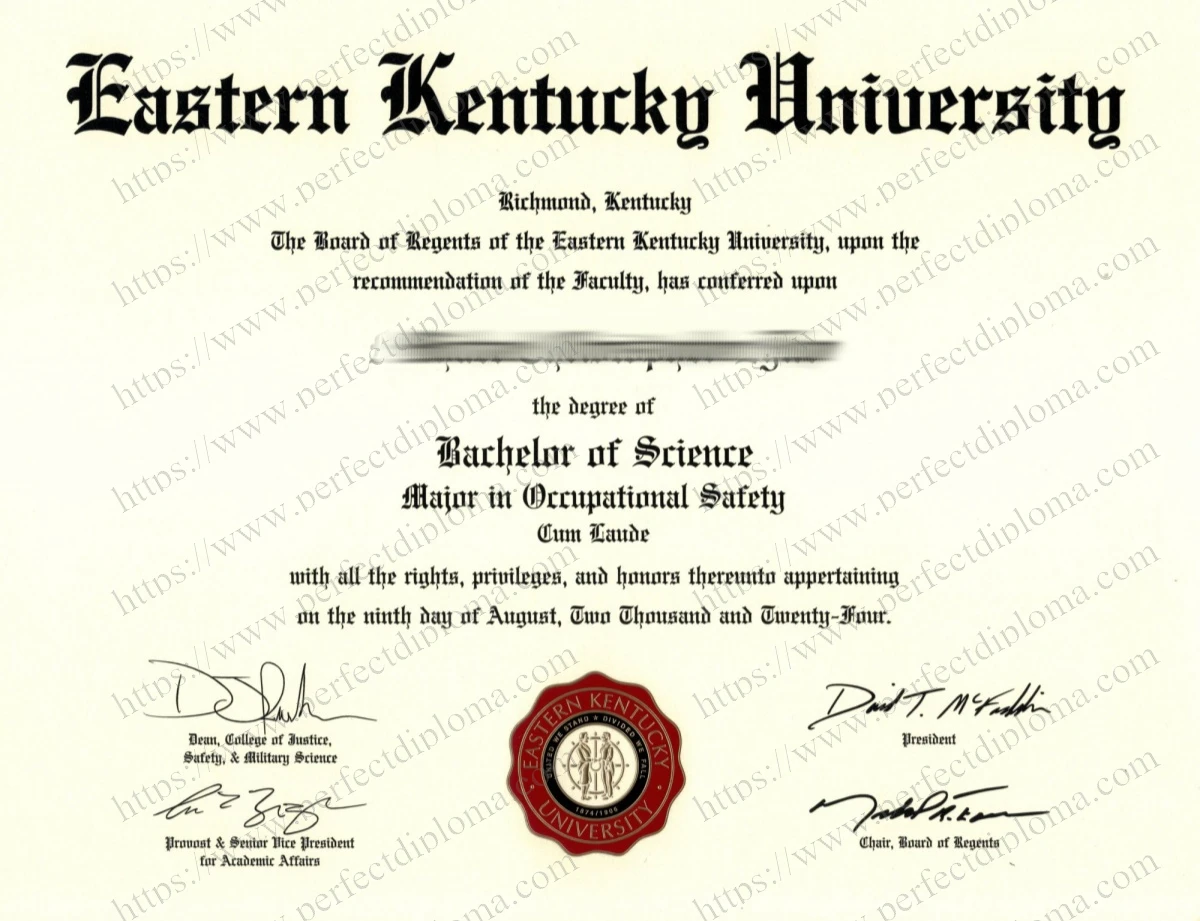 Steps to order Eastern Kentucky University transcript online.