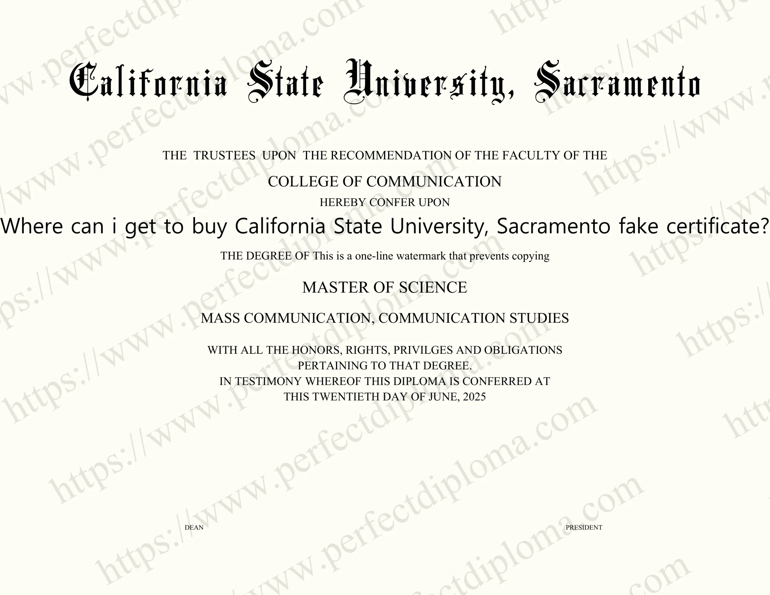 Where can i get to buy California State University, Sacramento fake certificate?