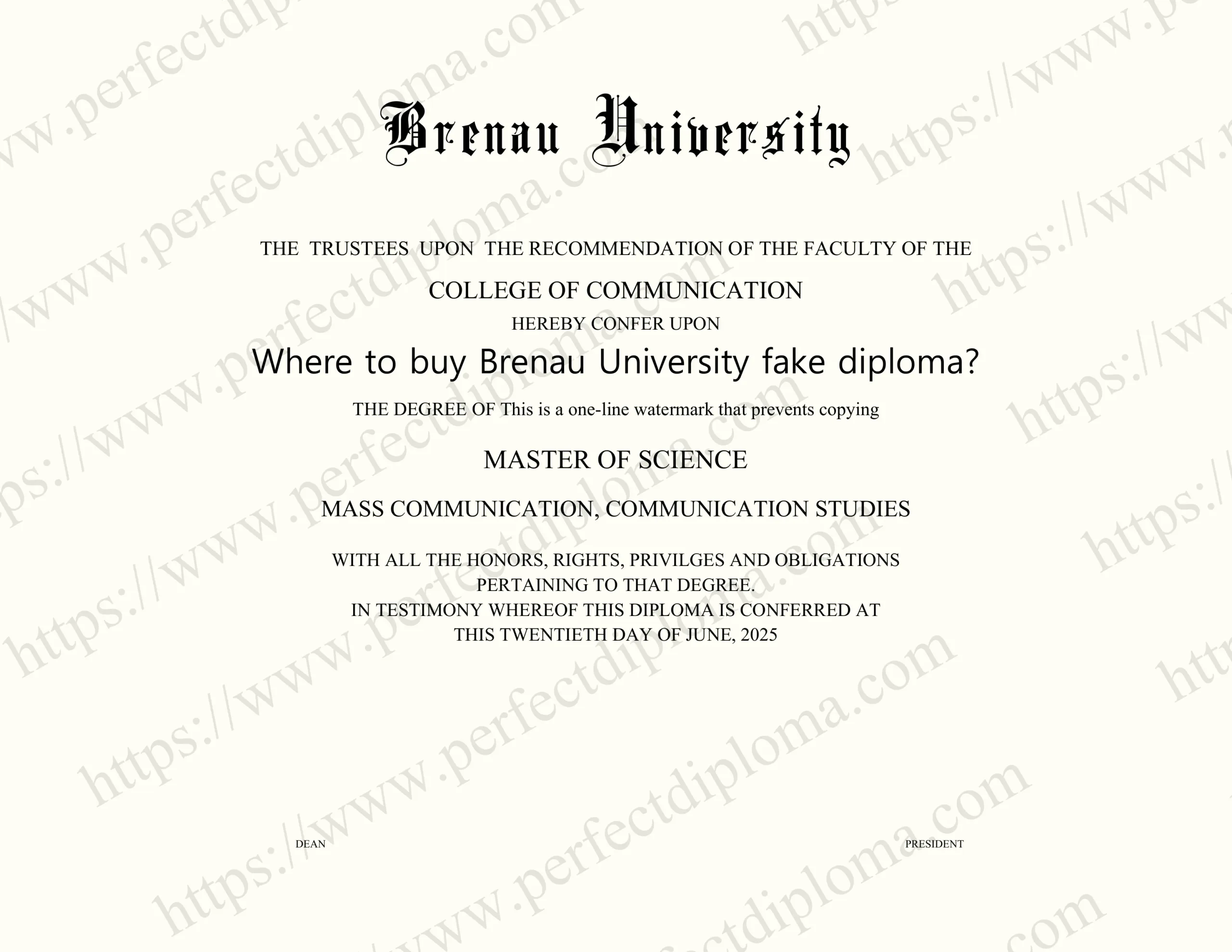 Where to buy Brenau University fake diploma?