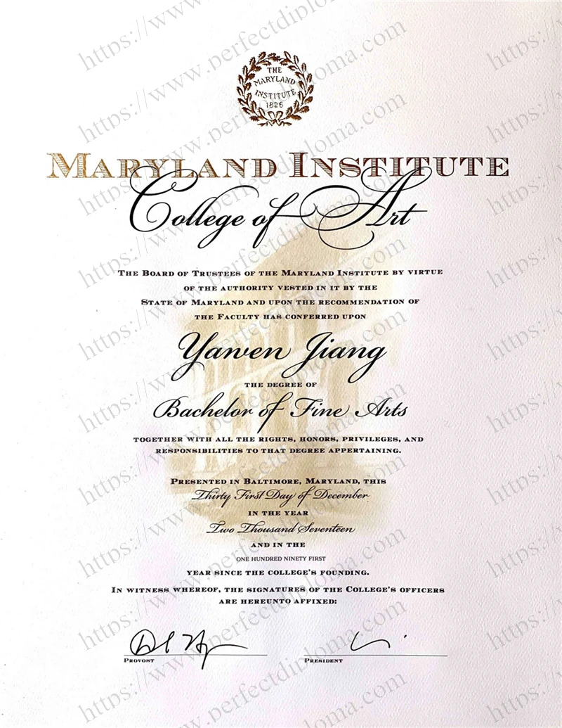 Can i get to buy Maryland Institute College of Art fake diploma?