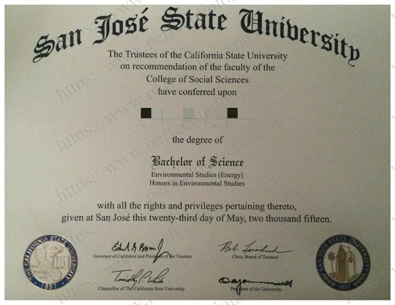 Fast to Get the San Jose State University fake degree.