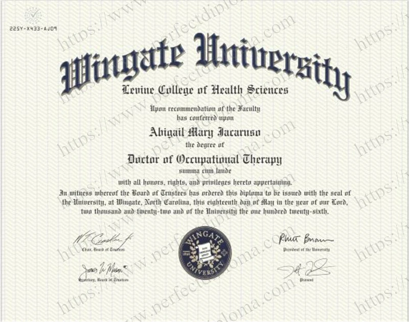 Fast to Get the Wingate University fake degree.