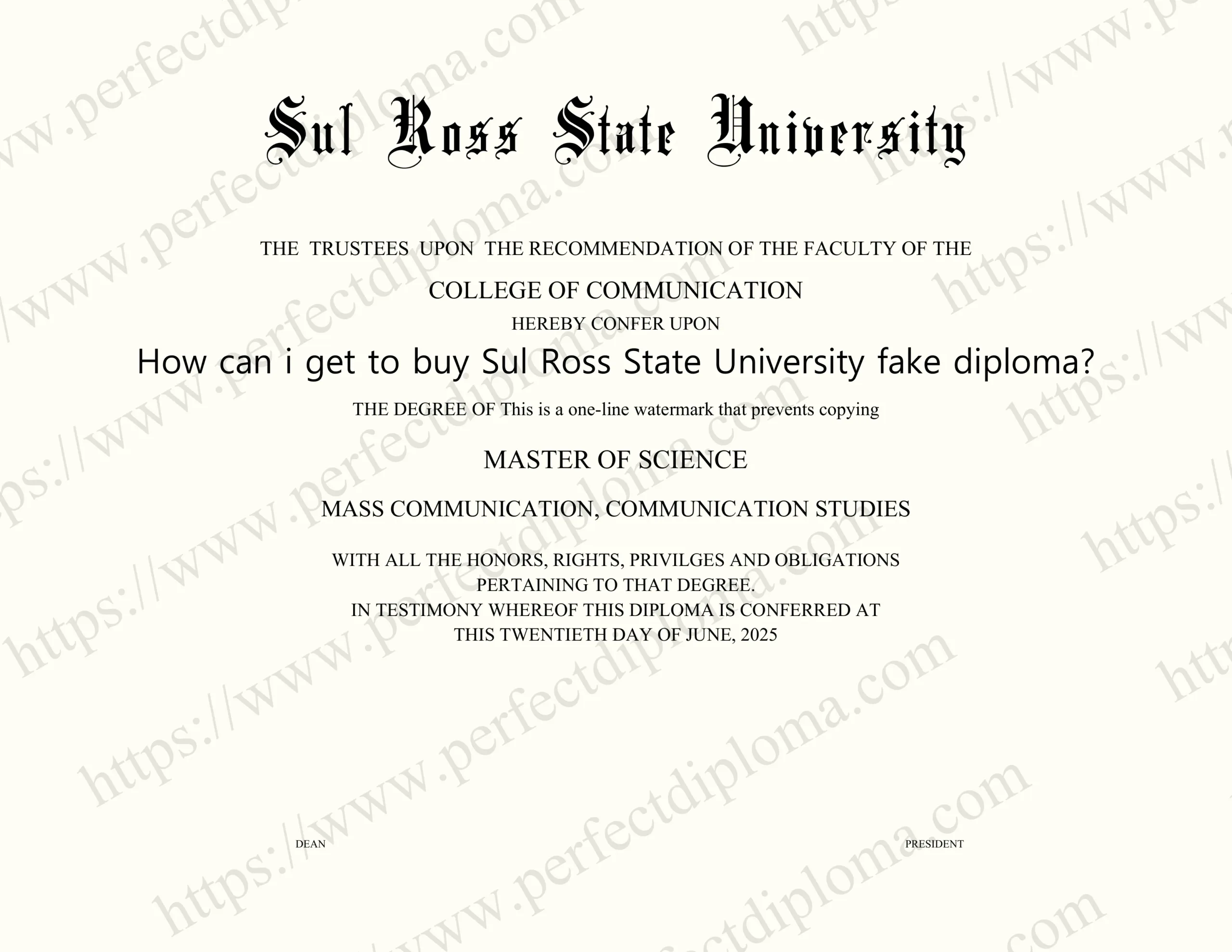 How can i get to buy Sul Ross State University fake diploma?