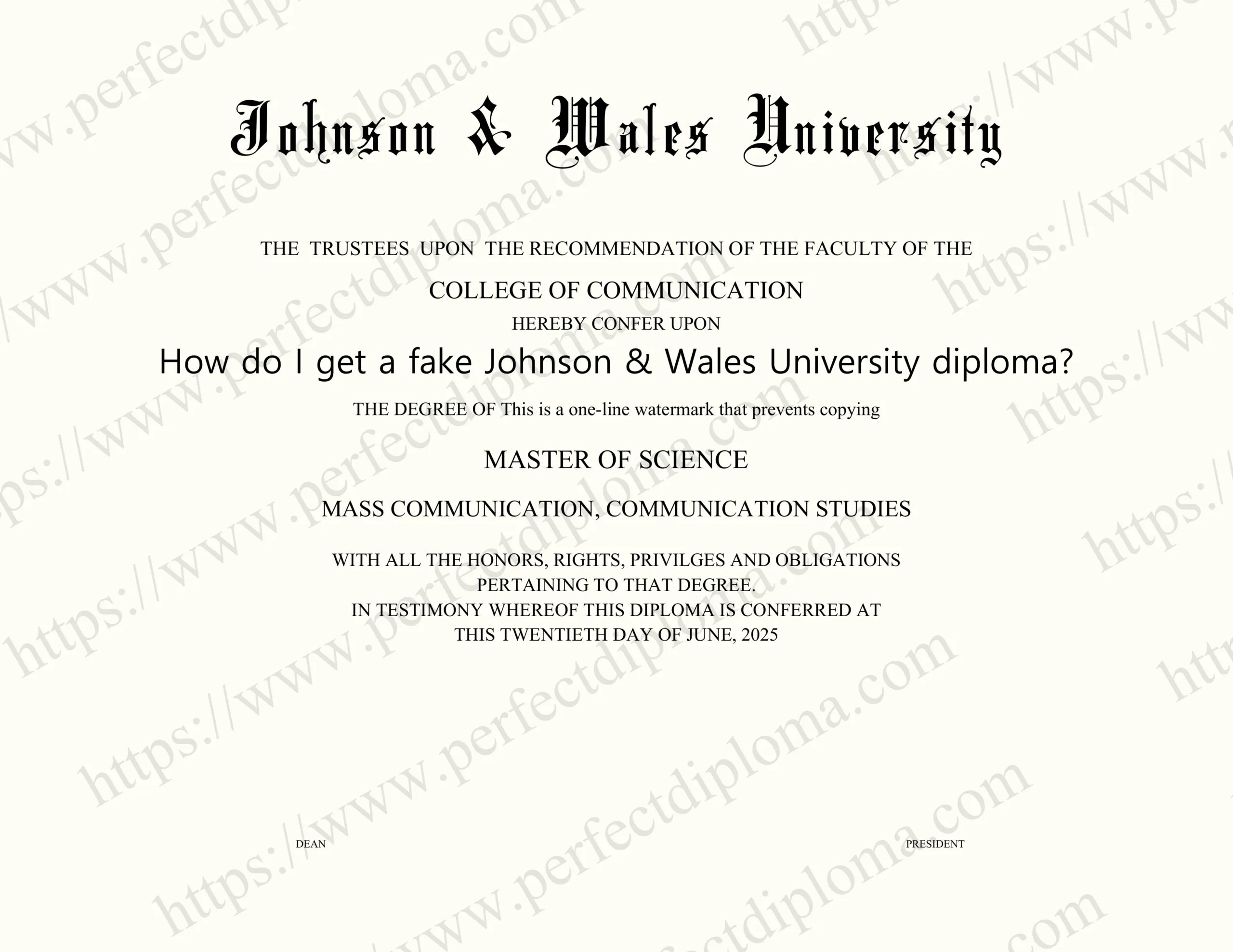 How do I get a fake Johnson & Wales University diploma How do I get a fake Johnson & Wales University diploma?