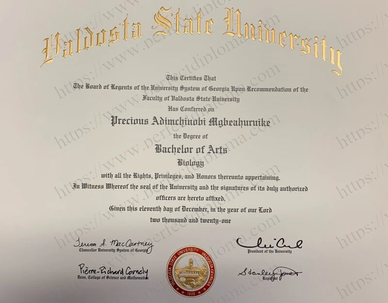 How do I order a fake Valdosta State University diploma online?