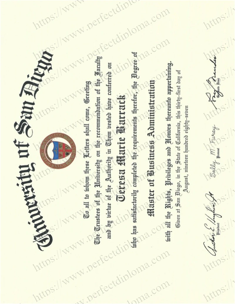 How long does it take to buy a fake University of San Diego diploma?