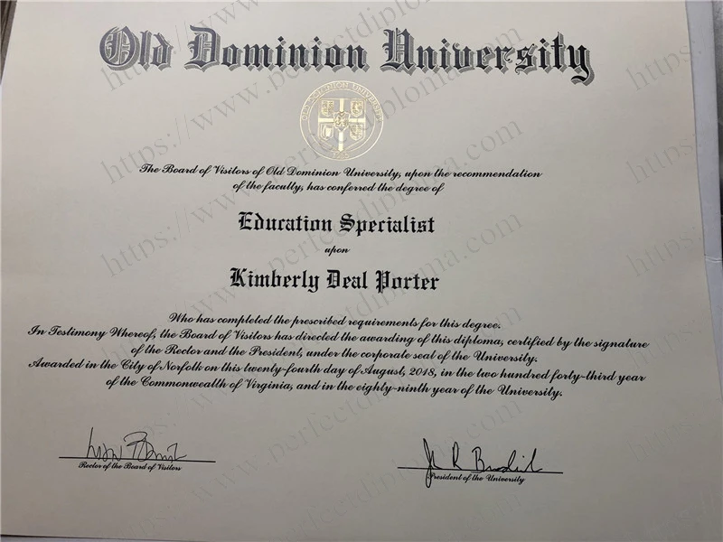 How long to buy Old Dominion University fake diploma?
