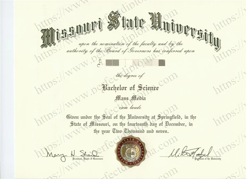 How much to buy Missouri State University fake degree?