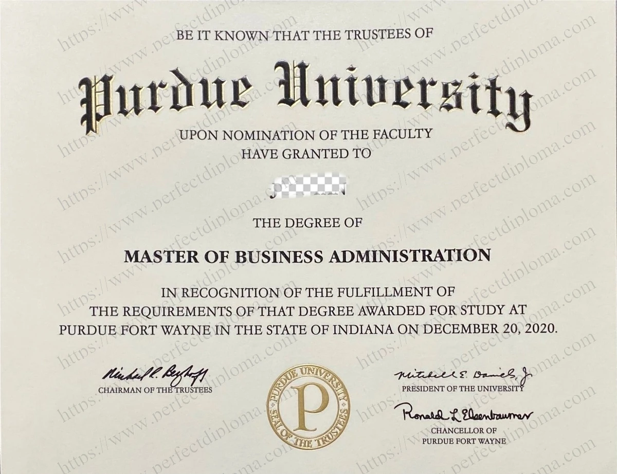 How much to buy Purdue University Fort Wayne fake degree?