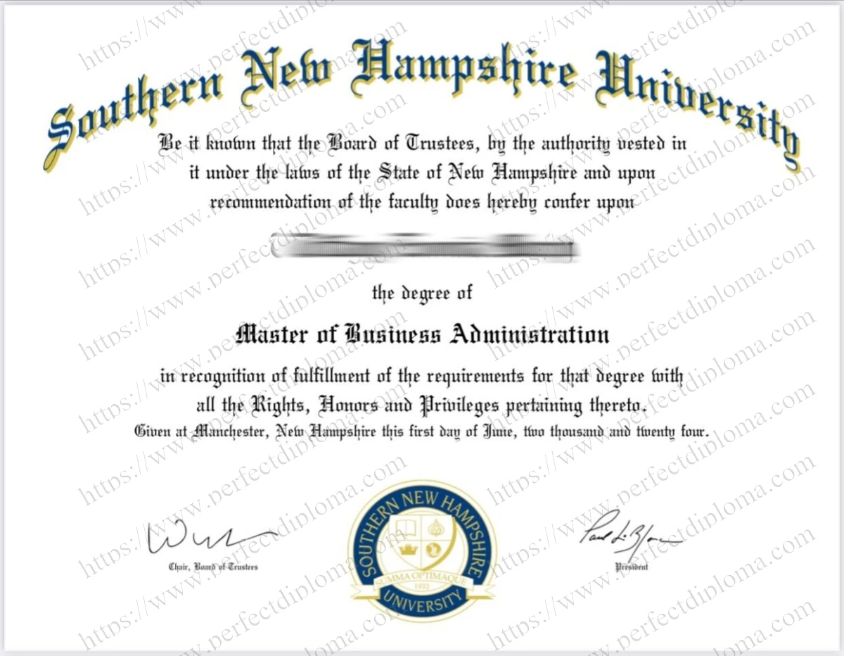 How much to buy Southern New Hampshire University fake degree?