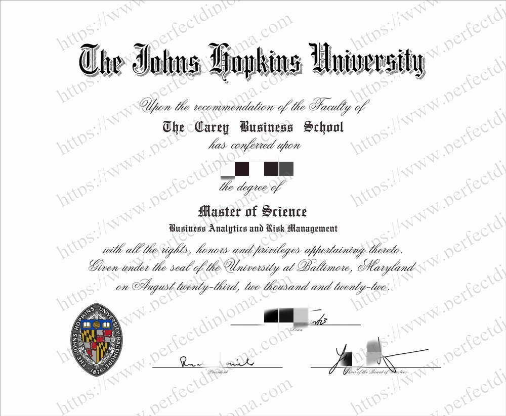 How much to buy The Johns Hopkins University fake degree?