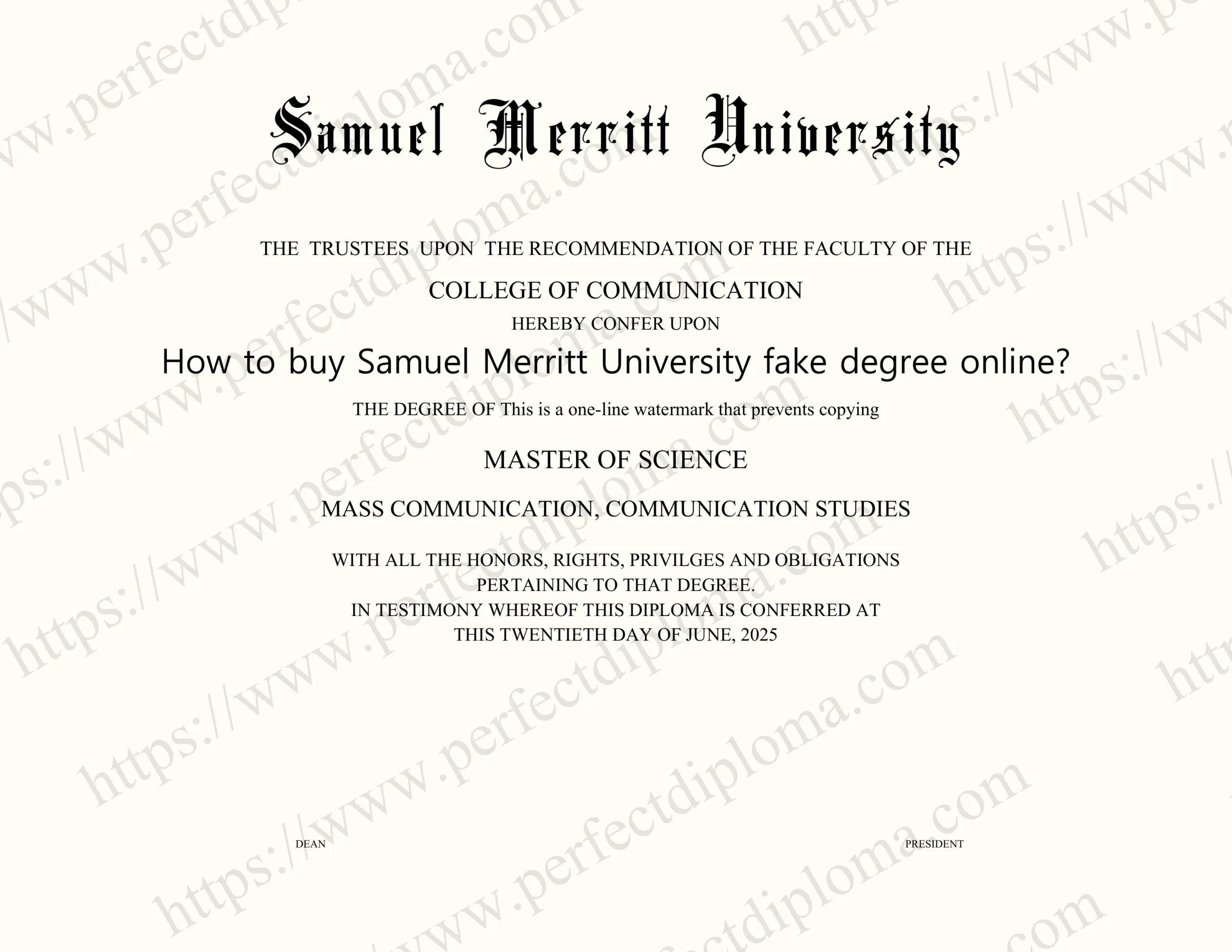 How to buy Samuel Merritt University fake degree online?