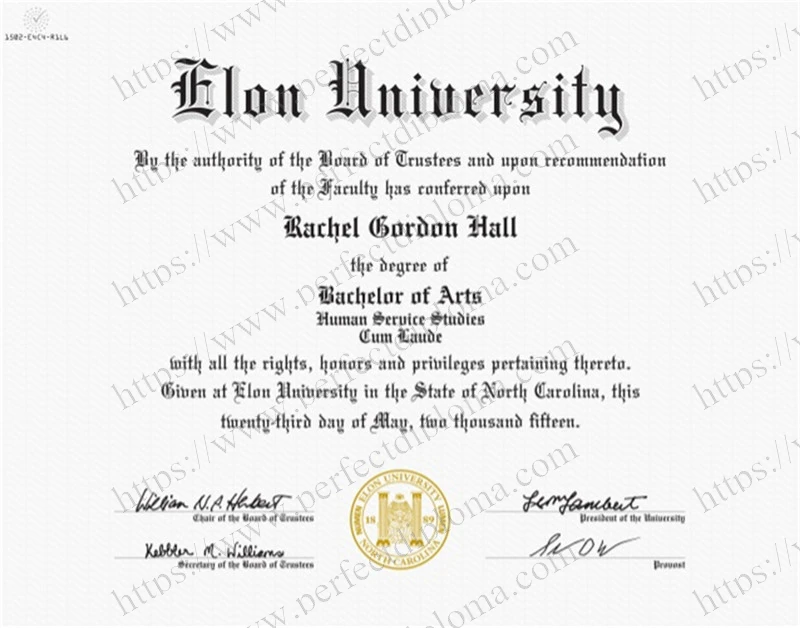 I want to buy a fake Elon University diploma.