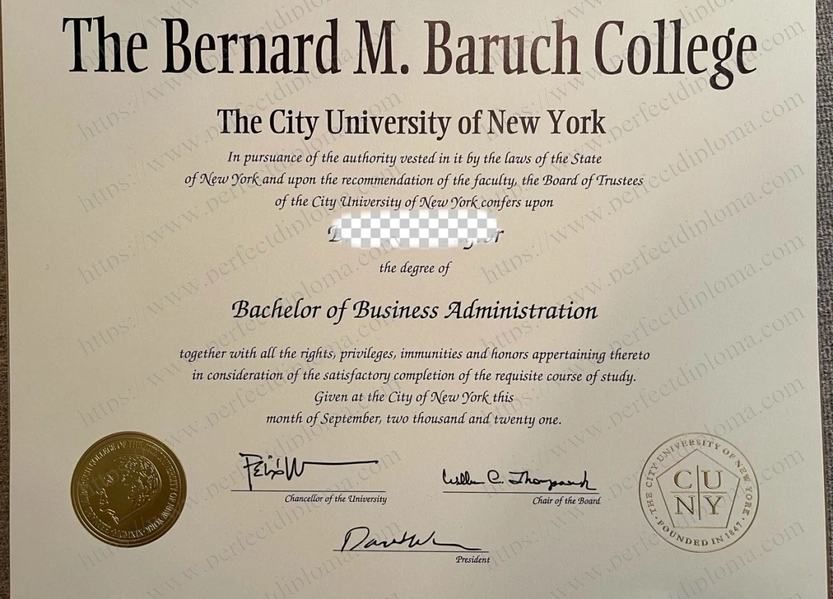 Where can i get to buy Baruch College of the City University of New York fake certificate?